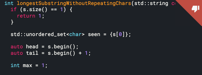 Longest non-repeating character substring