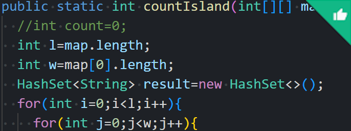 Number of Unique Islands