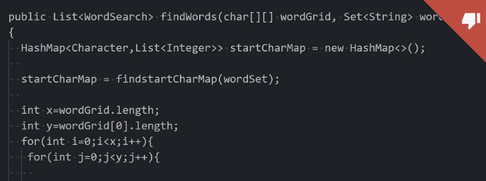 Word transformation search