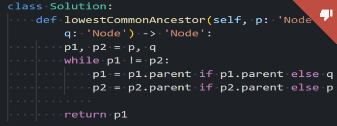 Lowest Common Ancestor of a Binary Tree