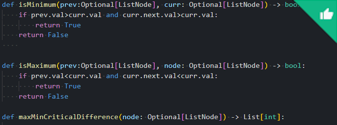 Find the Minimum and Maximum Number of Nodes Between Critical Points