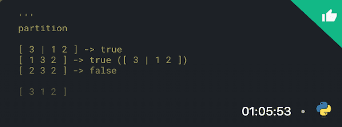 Partition array and public transportation