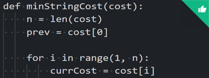 Minimum cost to construct string