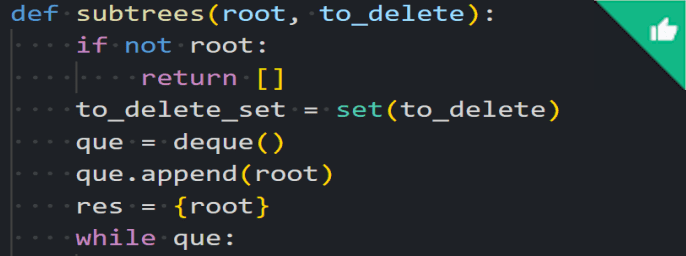 Delete Nodes and Return Forest