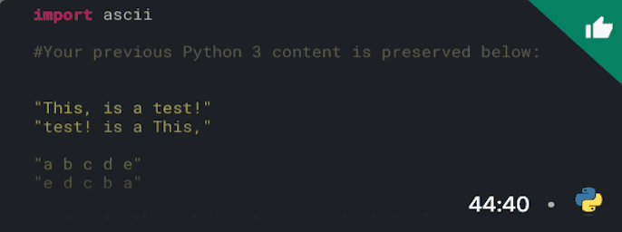 Reverse string