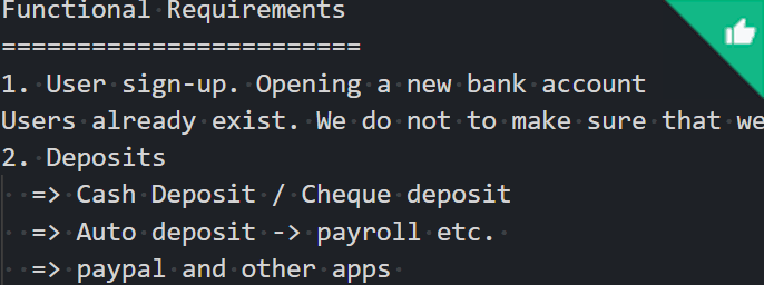 Banking Ledger