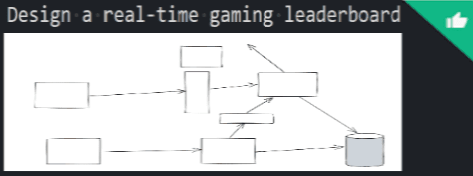 Design gaming leaderboard